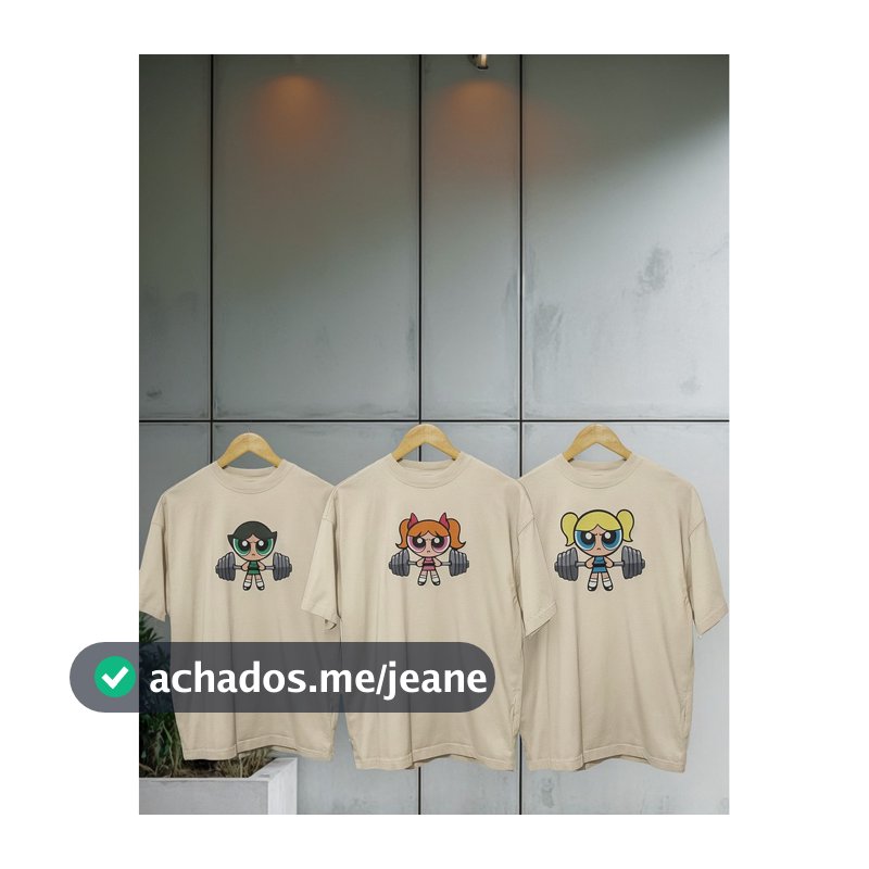 Kit 3 Camisetas Academia Feminino Streetwear Super Poderosas