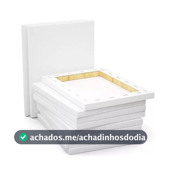 Kit 2 Telas de Pintura Vários Tamanhos Algodão, Guache, Óleo, Acrílica, Artesanato - Souza