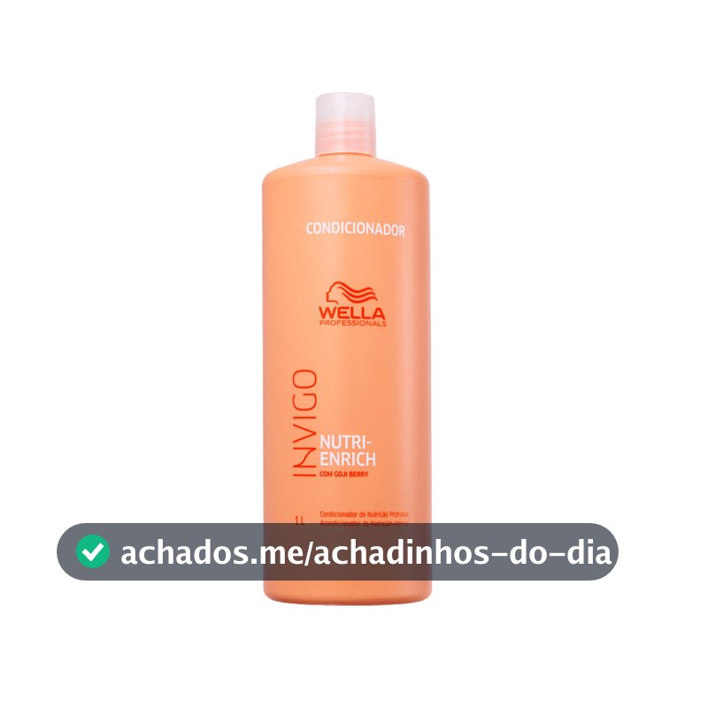 Wella Professionals Invigo Nutri Enrich Condicionador Cabelo Secos ou Danificados 1l