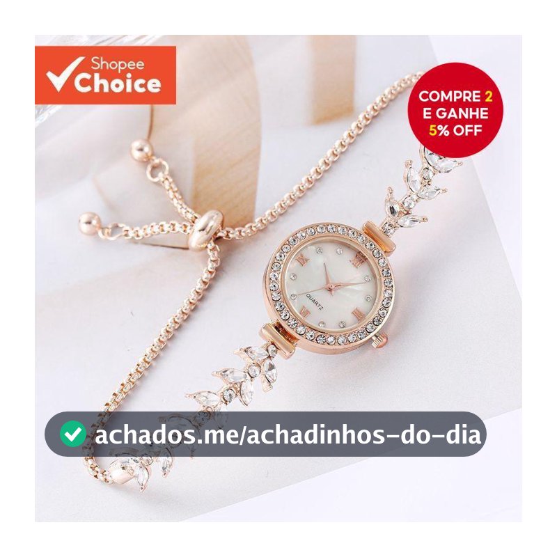 Relógios de Pulso Femininos com Design de Sereia e Diamantes Brilhantes
