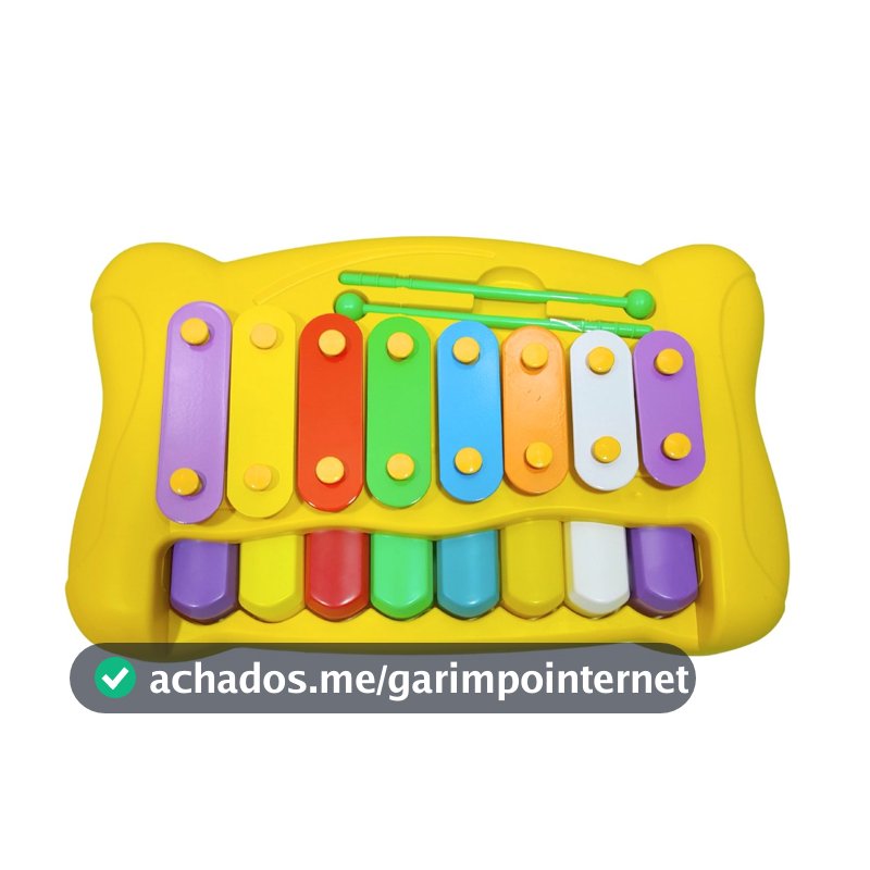 Playduo Piano Xilofone 2x1 Teclado Dó Ré Mi Brinquedo Infantil