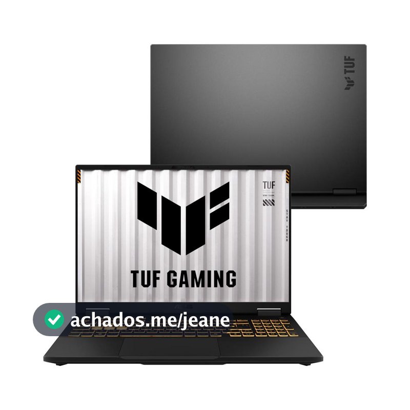 Notebook ASUS TUF Gaming F16 Intel i5  NVIDIA RTX™ 5060 16GB  512GB SSD  Windows 11, tela 16" LED FHD+ nível IPS- RV260W