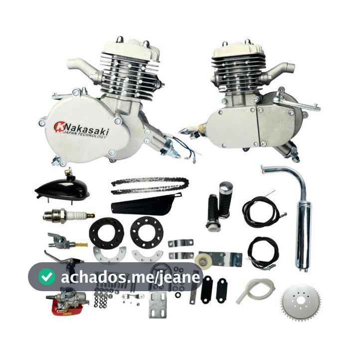 Kit Completo Motor Para Bicicleta Motorizada 80cc nakasaki - Alta Performace e Qualidade