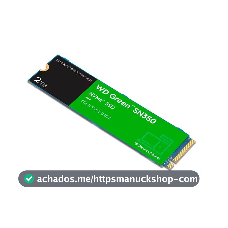 SSD WD Green SN350 2TB M.2 2280 NVME PCIE 3.0 3200Mb/s - WDS