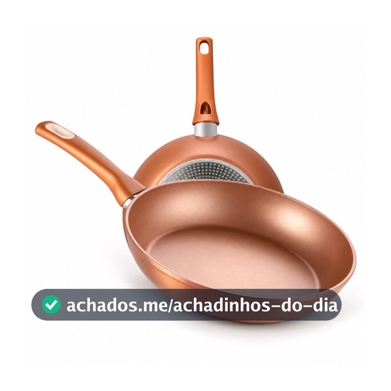 Frigideira Antiaderente Cerâmica Não Gruda Não Vai Óleo Utensilios Domestico Cozinha