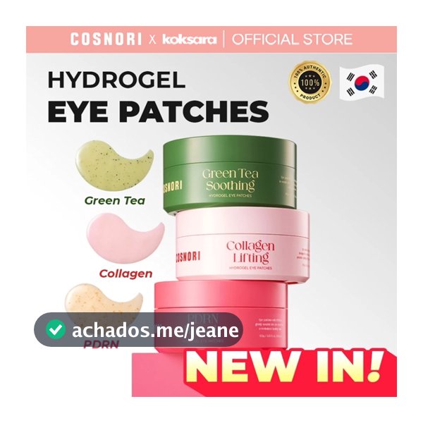 [OFFICIAL] COSNORI Hydrogel Eye Patches Collagen Lifting / Green Tea Soothing / PDRN Repair 60 Sheets (3 Types)