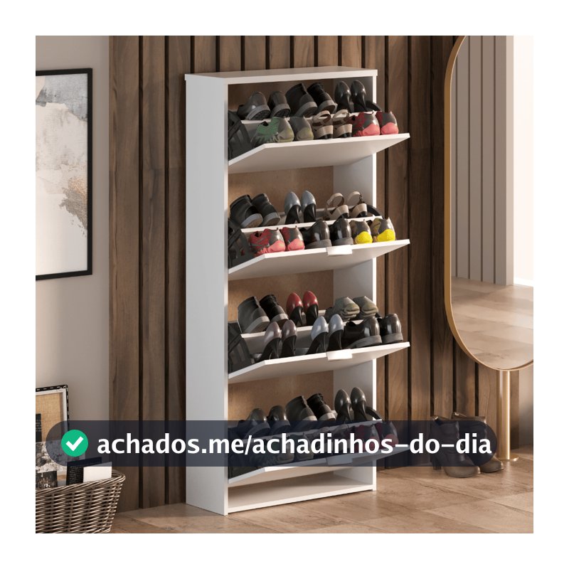 Armário Sapateira Safira 4 Portas