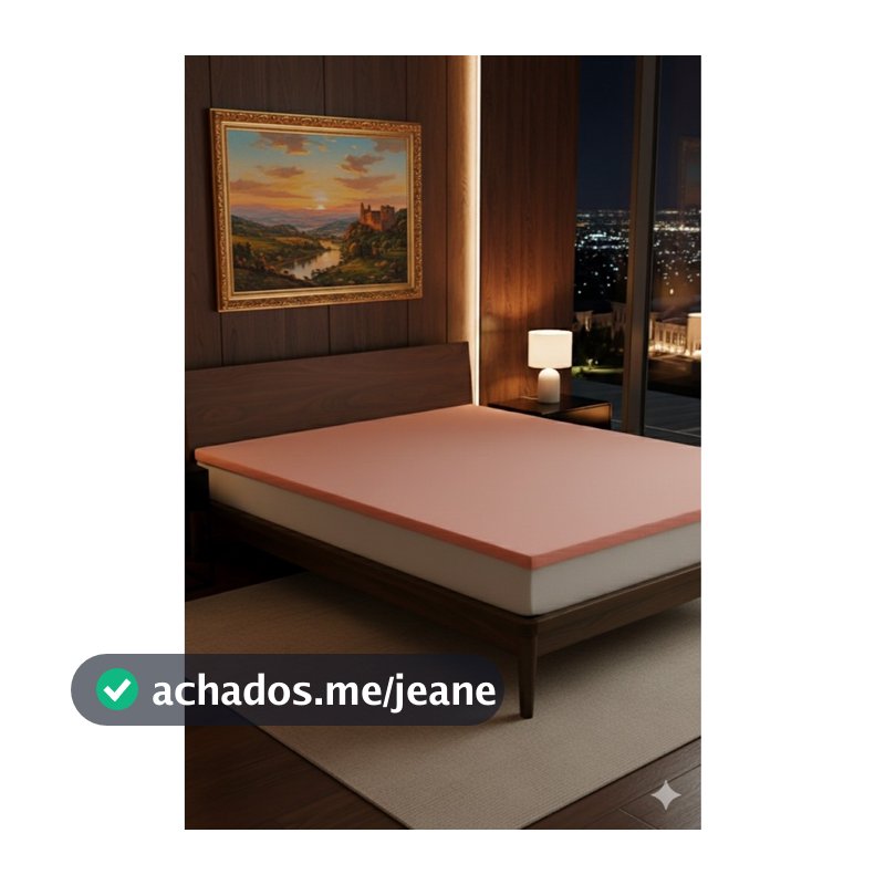 Espuma sob medida d28 colchão colchonete de casal pillow top firme 188 x 138 x 3cm espumado conforto