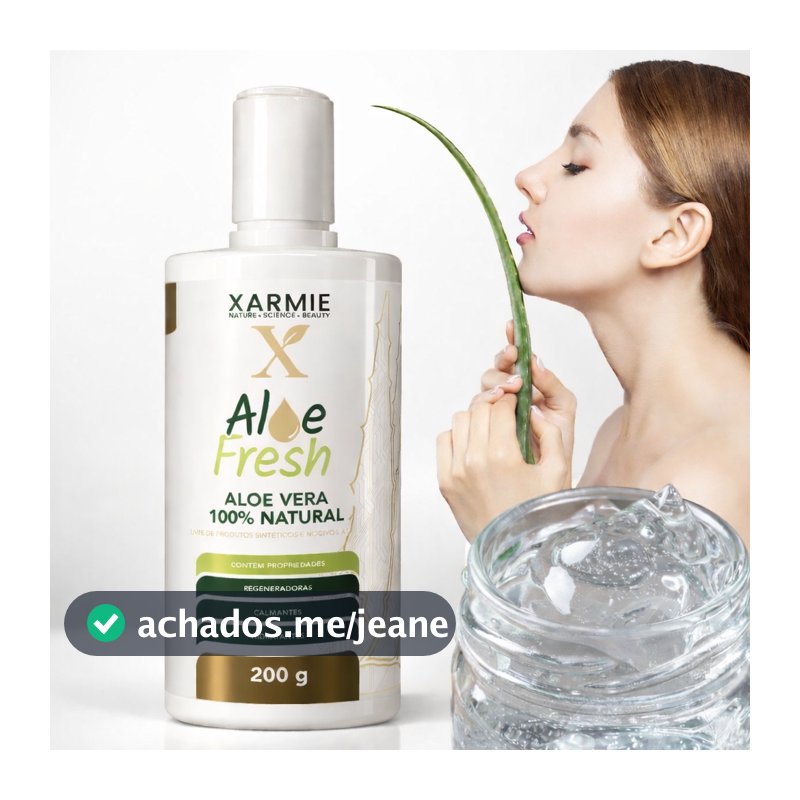Gel Aloe Vera Suavizante e Refrescante Anti-Age 200g Aloe Fresh Regenerador de Pele