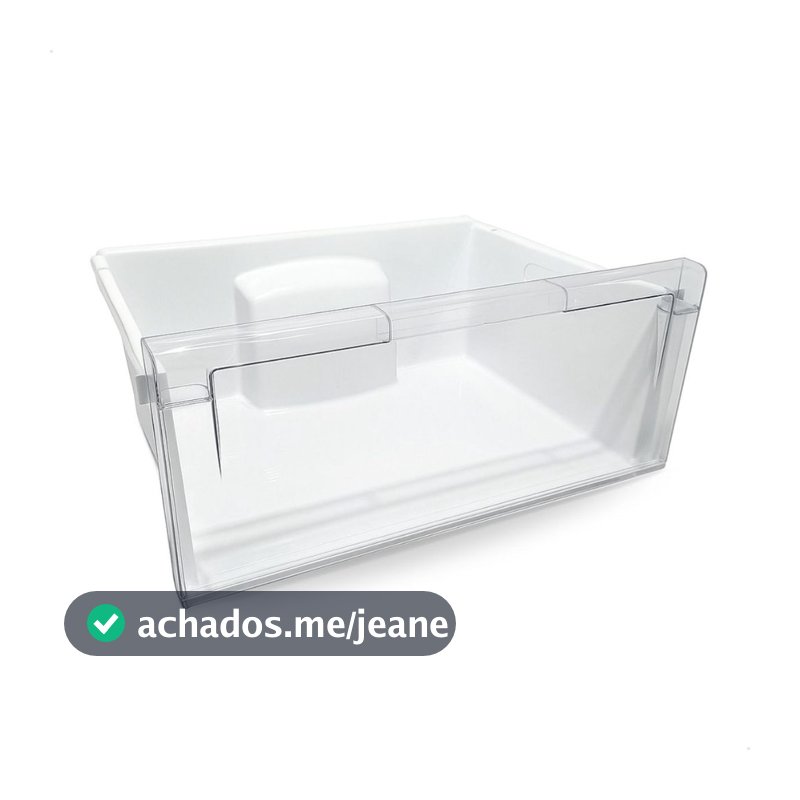 Kit Gaveta Legumes + Frontal Geladeira Brastemp Bre50n Bre51 Inverse 326061558 K00034