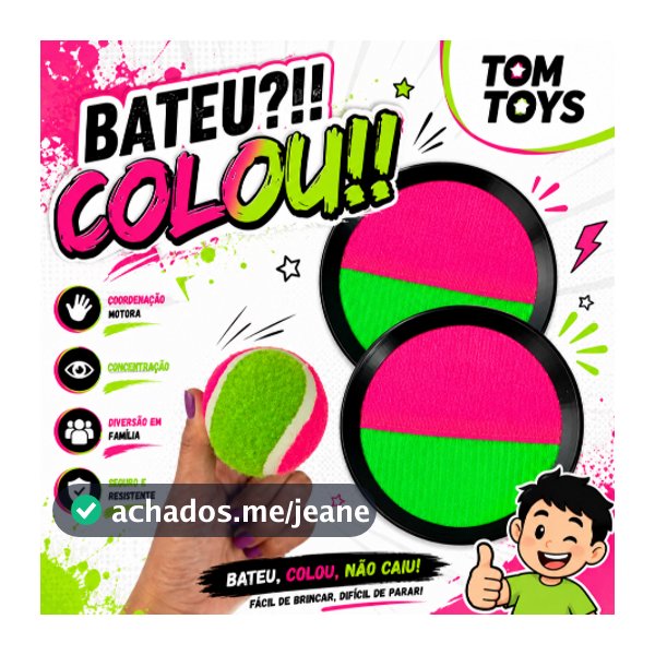 Kit Raquete Frescobol Bateu Colou Peteca Tênis C/ Bolinha Bate Gruda