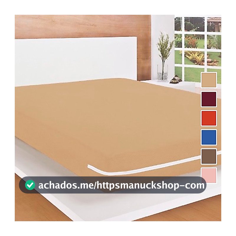 Capa Para Colchão Casal Queen Malha Gel Com Zíper Lateral Cores Variadas 40 Cm