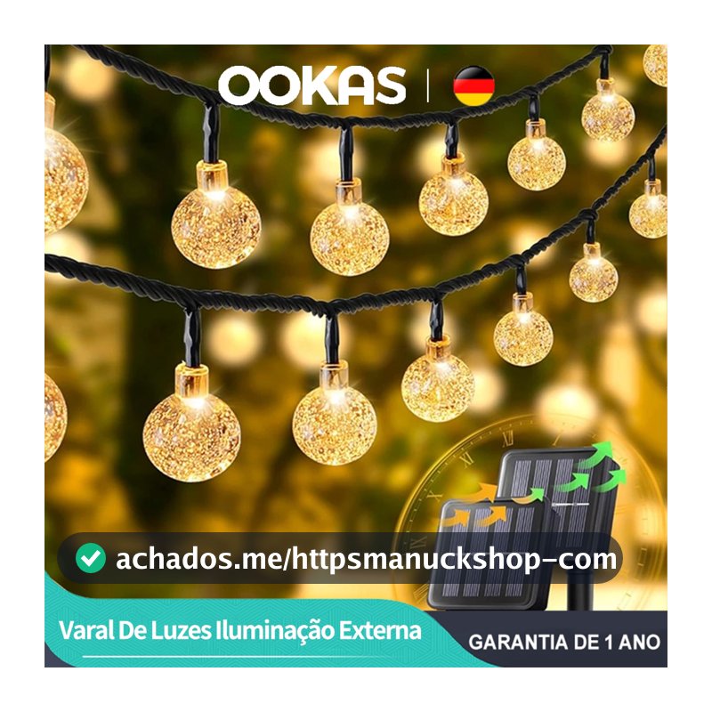 OOKAS 5/7/12M LED Varal De Luzes Iluminação Luzes De Natal Externa Decoração For Gambiarra Casamento Jardim