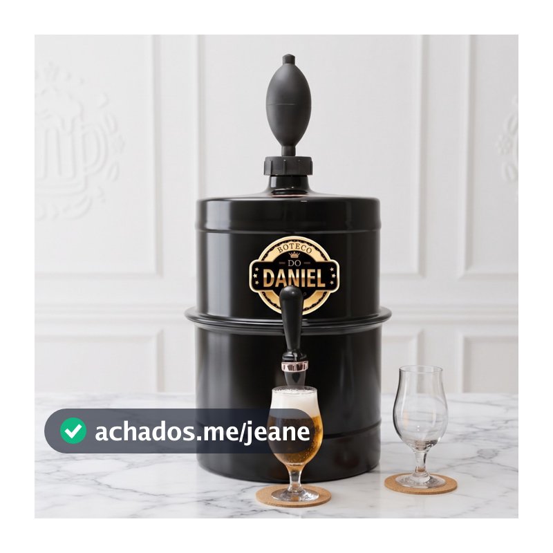 Chopeira Cervejeira Portátil 5.1L Gela Rápido 5 Min Dispenser Cooler Chopp Cerveja