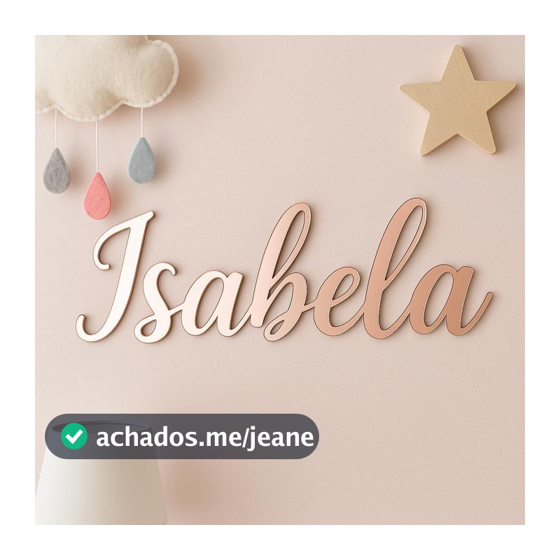 Nome Placa Personalizado Decoração Para Quarto De Bebê Em Acrílico Espelhado
