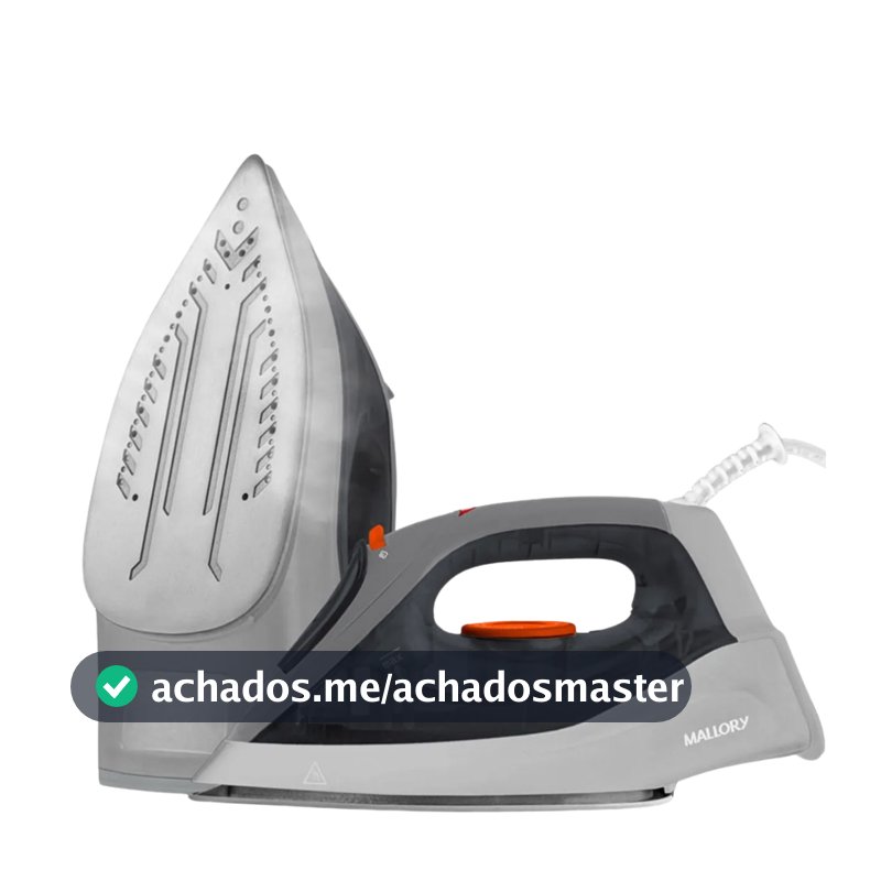 FERRO DE PASSAR A VAPOR E SECO ANTIADERENTE JUPITER MAXX 1200W 127V