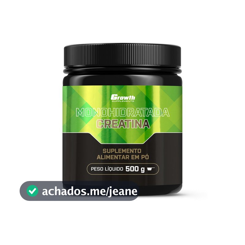 Creatina Monohidratada - Growth Supplements - Sem sabor em pó