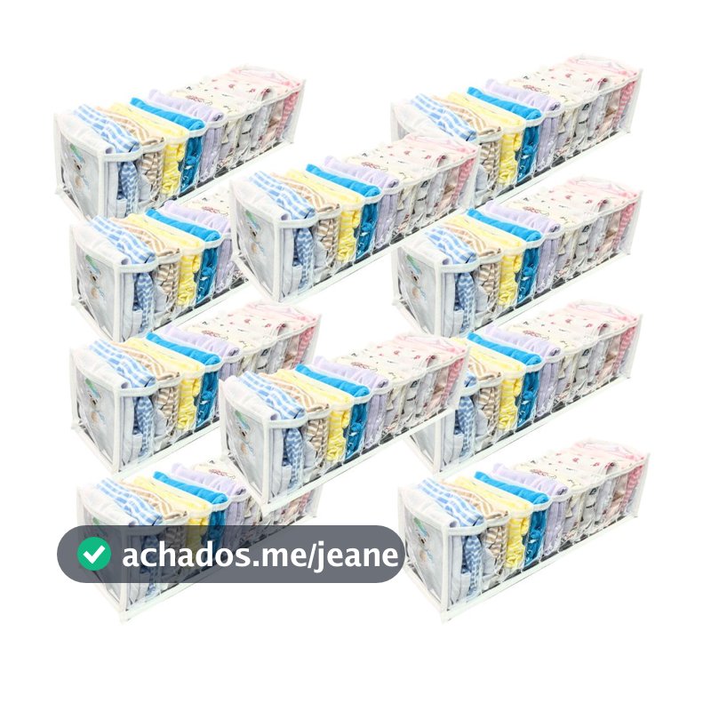 Kit 10 Colmeia Organizadora de Gavetas para bebê/calcinha/cuecas Premium - Maison Plus
