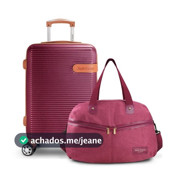 Kits de Malas de Bordo e Bolsa de Viagem - Jacki Design