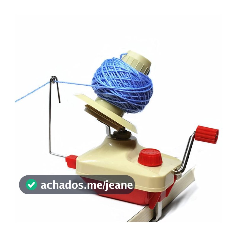 Máquina Enroladora Enrolar Fios Linha Lã Tricô Crochê Manual