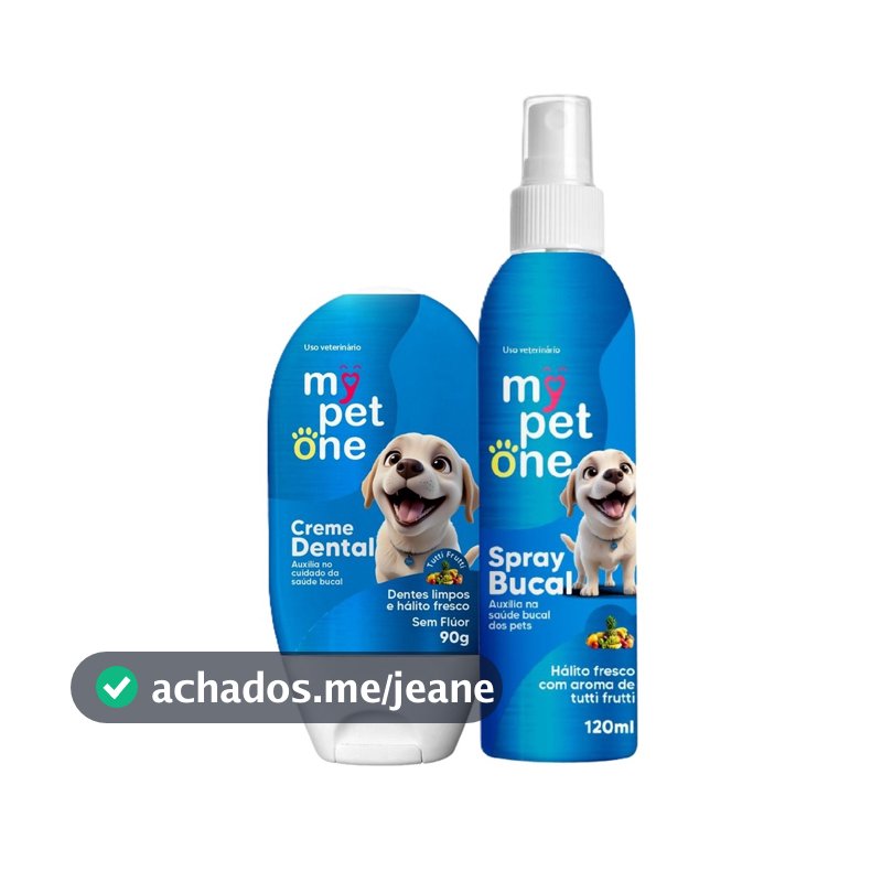 Kit Hálito Fresco Creme Dental + Spray Bucal Tutti Frutti - Mypetone