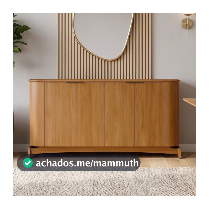 Aparador Buffet Para Sala de Jantar 160cm Verbena N01 Ypê - Lyam Decor