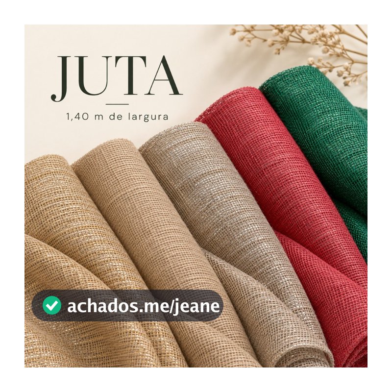 Tecido Tela Juta Natural Trama Aberta 1m Largura Artesanato Decoração Natal