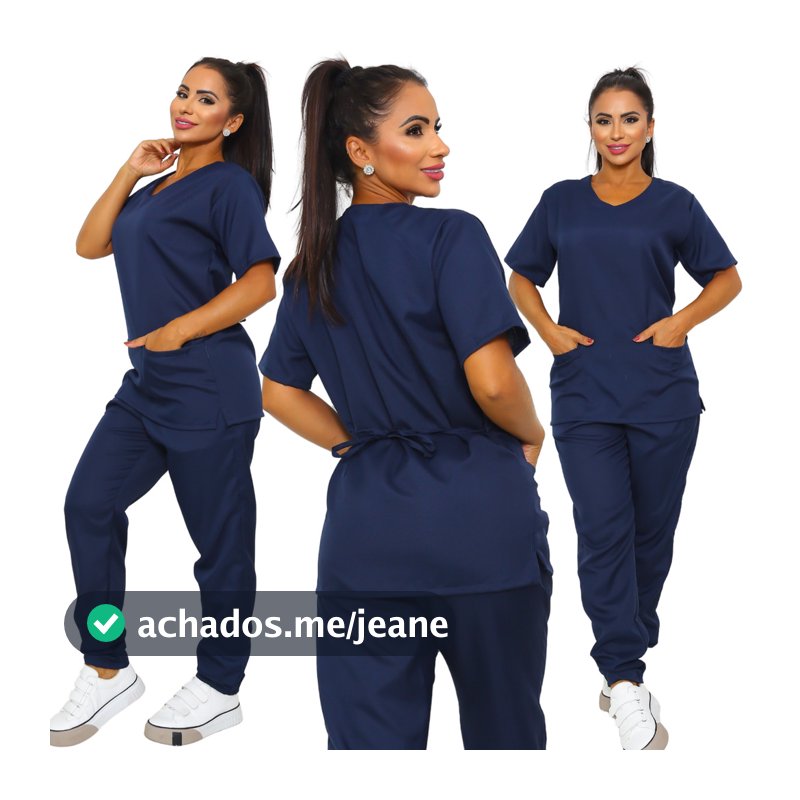Pijama Cirurgico Scrub Roupa Privativa Hospitalar - Unissex