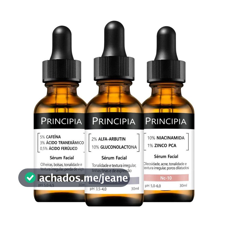 Principia Kit  Anti-Manchas Trio Sérum Mix-02 + Sérum Alfa- Arbutin + Sérum Niacinamida