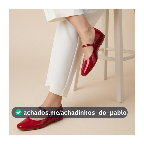 Sapatilha Feminina Mary Jane Confortável Luxo Elegante Sapato Feminino Boneca  Bico Quadrado Malbec
