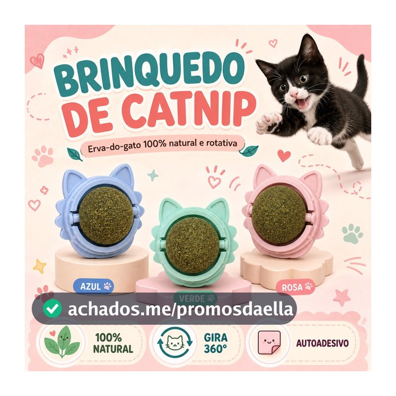 Brinquedo com Bola Erva Natural do Gato Relaxante Catnip Carinha do Gato Corpinho do Gato