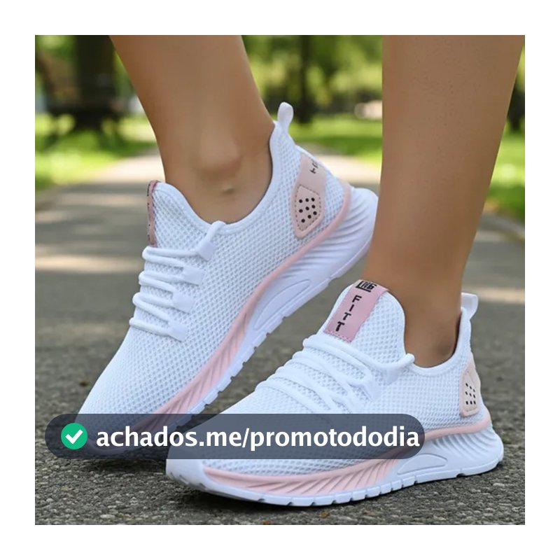 Tênis Feminino Flyvo – Super Leve, Respirável e Antiderrapante