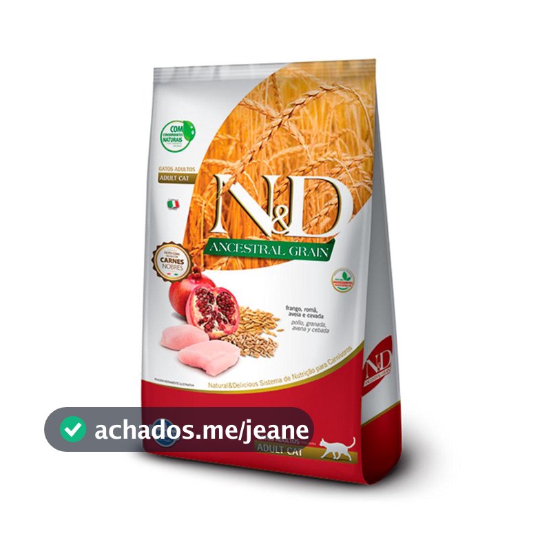 Racao Nd Ancestral Gatos Adultos Frango – 7,5kg