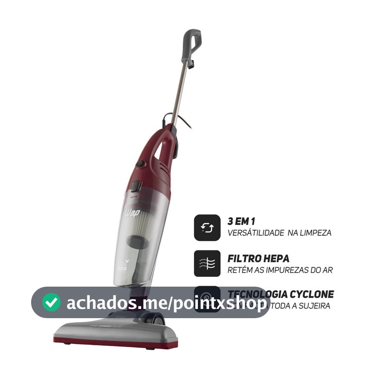 Aspirador de Pó Vertical WAP High Speed Plus 1350W