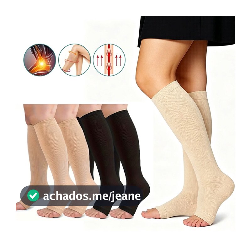 Meias De Compressão Venosan Ultraline 4000 20-30 Mmhg Suporte Médico Sem Dedos Para Homens E Mulheres S-xxl