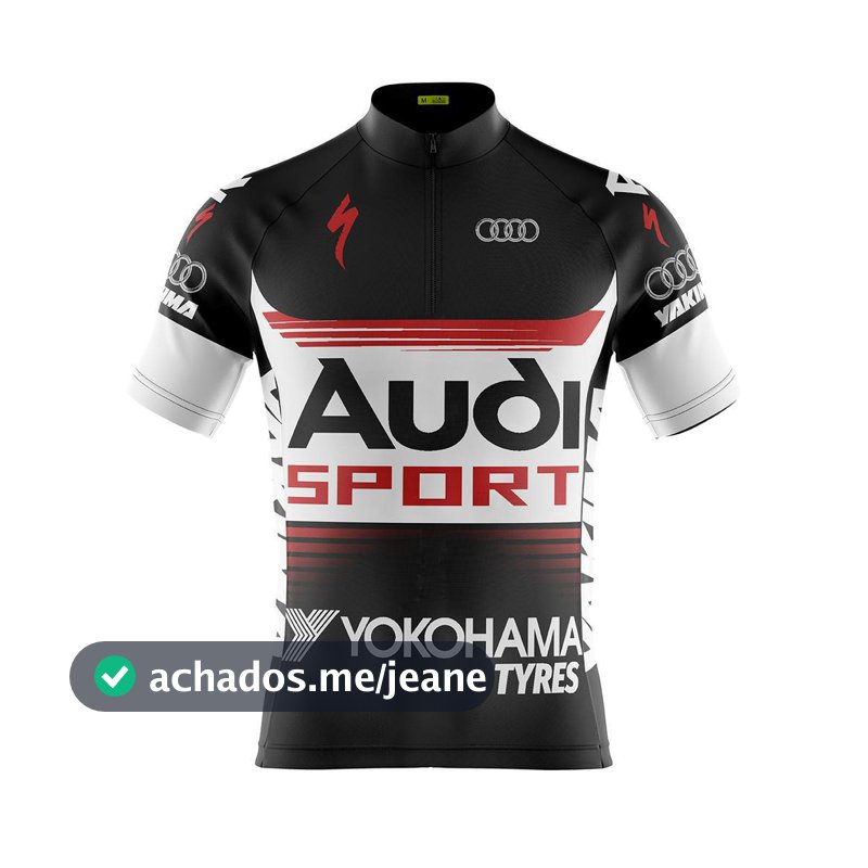 Camisa Ciclismo Camiseta Ciclista Roupa de Ciclismo Masculina Mountain Bike Audi Com Bolsos Uv 60++