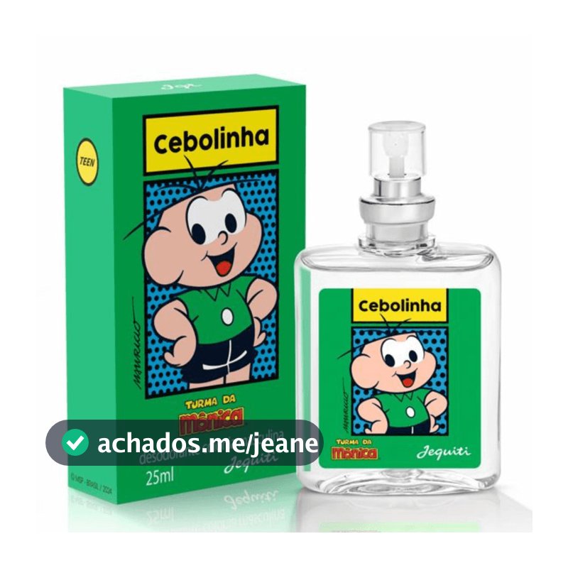 Cebolinha Turma da Monica Colônia25ml -  Vidro Jequiti