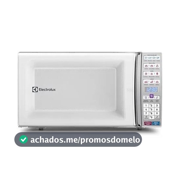 Micro-ondas Electrolux 34 Litros MEO44 função Tira odor e Manter aquecido 1400W Branco
