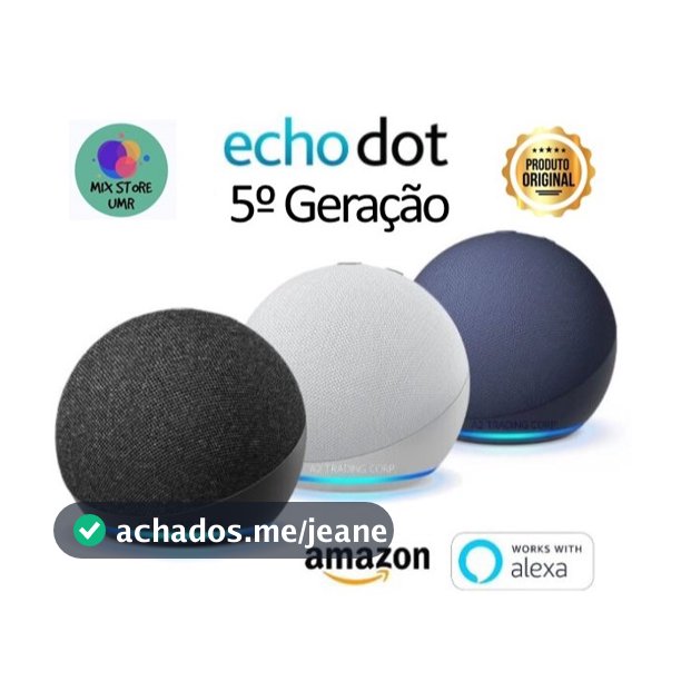 ALEXA ECHODOT 5ª GERAÇÃO ORIGINAL AMAZON