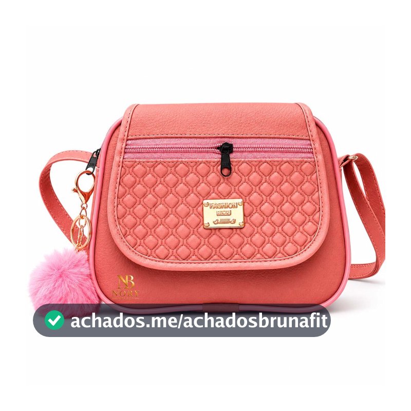 Bolsa Transversal Feminina Pequena Preta com 3 Zíperes | Compacta, Elegante e Prática