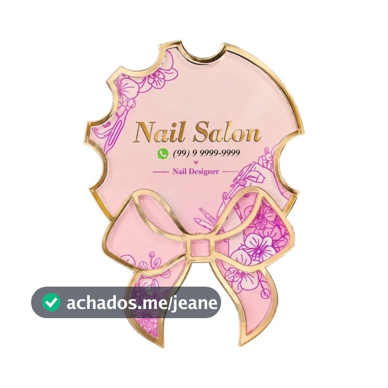 Suporte Para Fotos De Unhas Em Acrílico, Suporte Ouro Personalizado