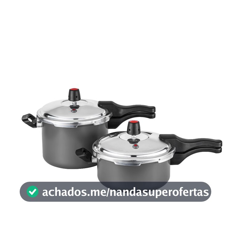 Jogo de Panela Pressão Antiaderente 4,5 Litros e 3 Litros Cozillar