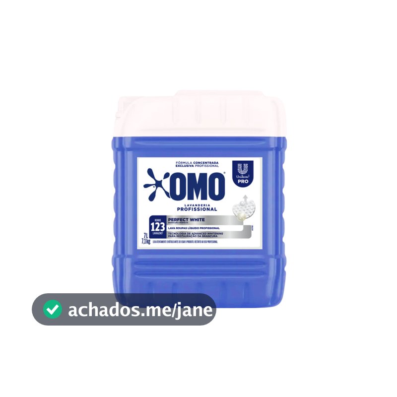 Lava Roupas Líquido Perfect White 7L Omo