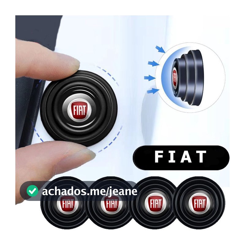 Para Porta De Carro Fiat Anti-Choque Colisão Autocolante À Prova De Som Uno Toro 500 Bravo Punto Palio Argo Stilo Strada Mobi Acessórios