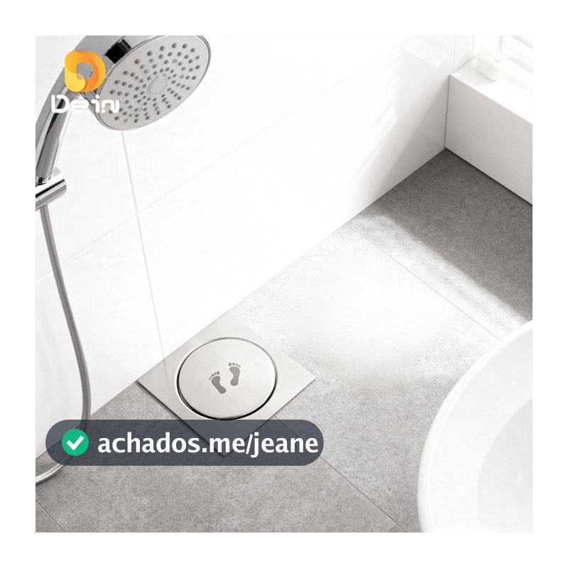 Ralo Click Inteligente Inox Banheiro Piso Anti Odor Veda Cheiro 10x10 ou 15x15