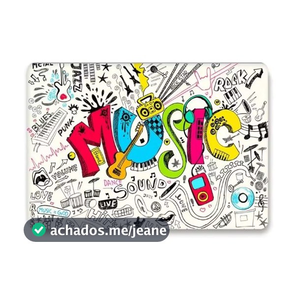 Adesivo Decorativo Estilo Musical Musica