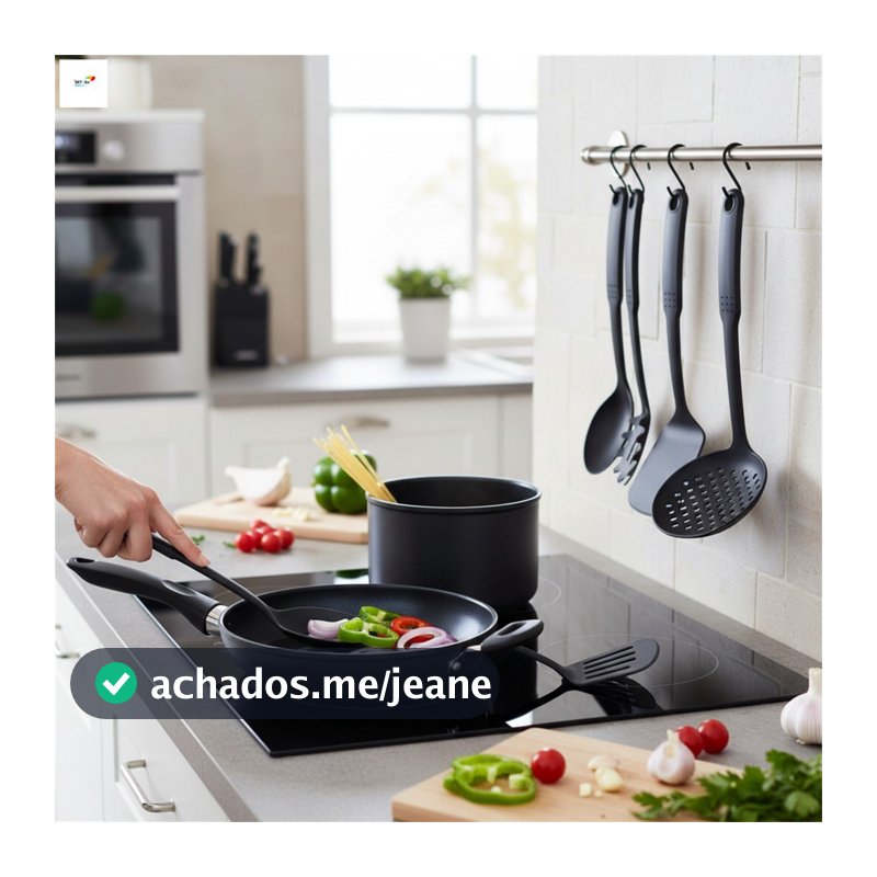 Panelas Antiaderentes De Utensílio De Cozinha De Nylon-Ferramenta Resistente Ao Calor Para Casa