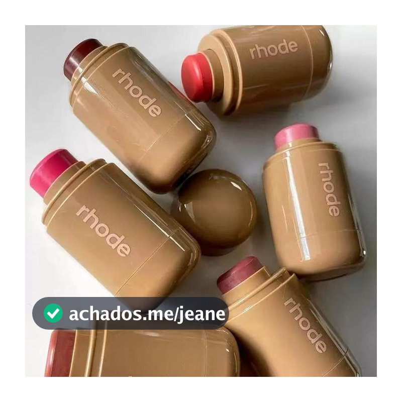 Rhode Pó Blush Vara Creme Bochecha Lábio Dupla Finalidade Iluminando Tez piggy/Sardas 5.3g