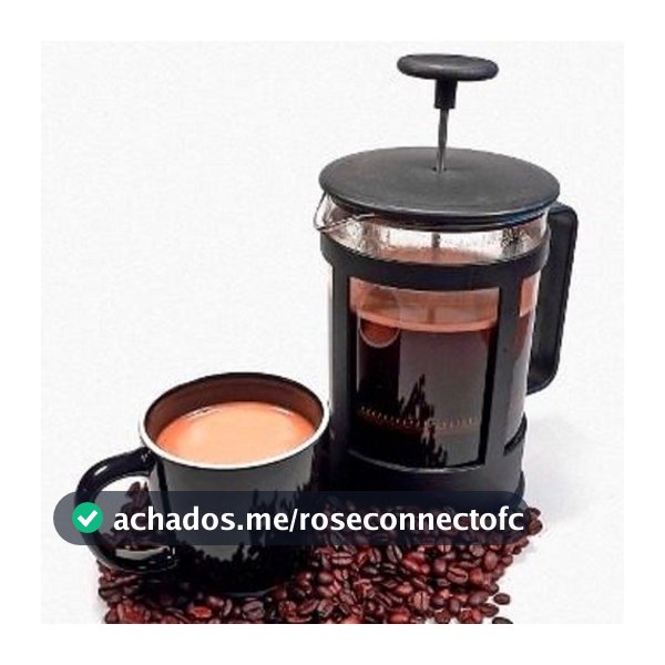Cafeteira Prensa Francesa Cremeira Café Leite Chá Capuccino Manual  Grande 600ml