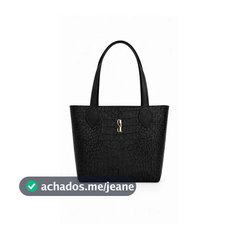 BOLSA FEMININA DE OMBRO TOTE CROCO LUXO PREMIUM COM ZÍPER MODERNA ELEGANTE RESISTENTE BEST SELLER